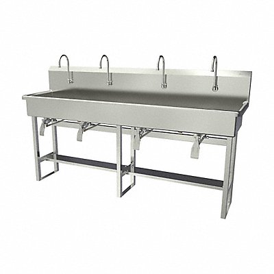 Freestanding Wash Stations with Faucets