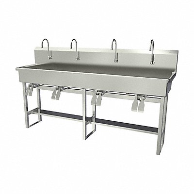 Freestanding Wash Stations with Faucets