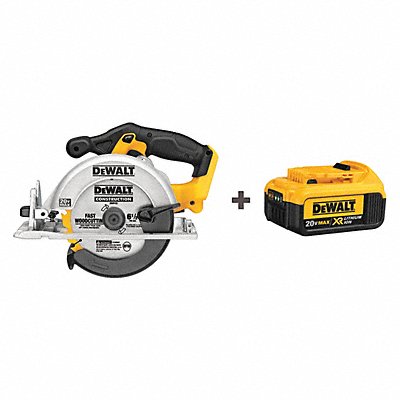 Cordless Circ Saw Kit 6-1/2 in Blade Dia