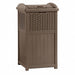 Wicker Outdoor Trash Can Resin