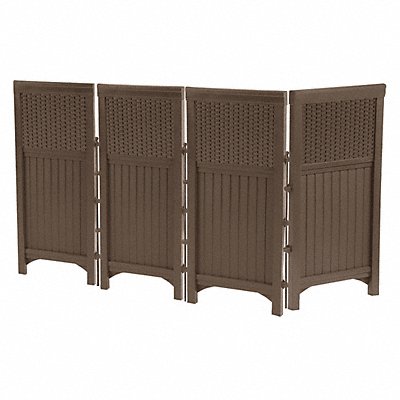 Wicker Outdoor Screen Enclosure Resin