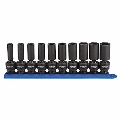 Metric Deep Impact Socket 3/8 D 10pcs.