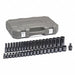 Metric Impact Socket Set 1/2 D 39pcs.