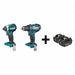 Cordless Combination Kit 2 Tools 18V DC