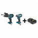 Cordless Combination Kit 2 Tools 18V DC