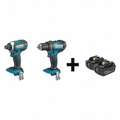 Cordless Combination Kit 2 Tools 18V DC