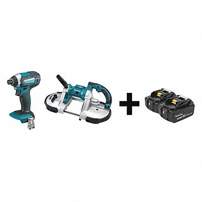 Cordless Combination Kit 2 Tools 18V DC