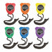 Stopwatch Set Colors Water/Shock Res PK6