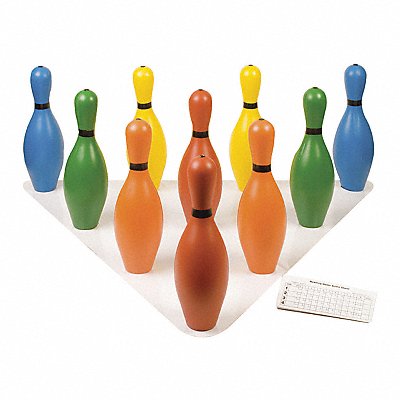 Multi-Color Bowling Weighted Pin PK10