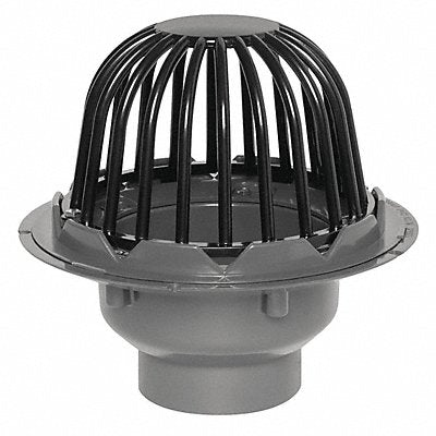 PVC Roof Drain w/ABS Dome and Guard 2 