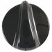 Top Burner Knob Black