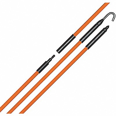 Fiberglass Wire Fishing Rods 16 ft