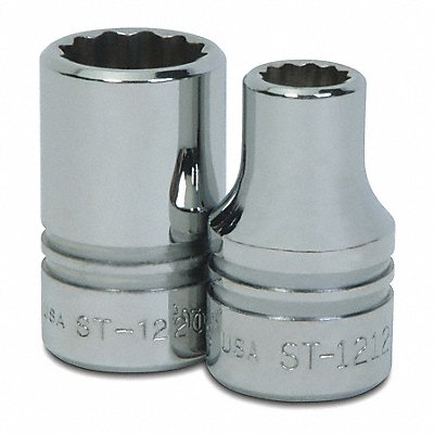 Standard Socket 1/2 D 12Pt 3/8