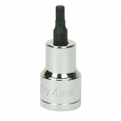 Hex Bit Socket 3/8 D 4mm