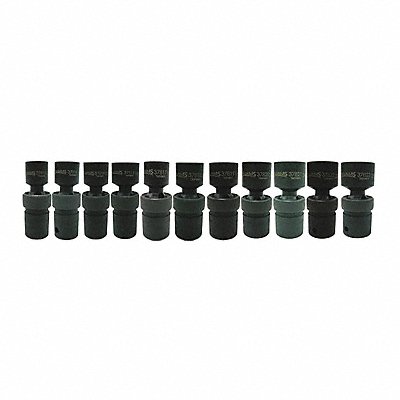 Univ Impact Socket Set 1/2 D 6Pt 11pcs.