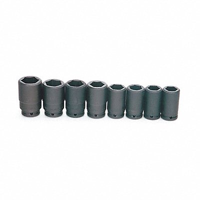 Impact Socket Set 3/4 D 6Pt 10 pcs. SAE