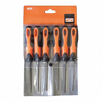 File Set Plastic Handles 6 pcs.