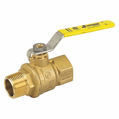 Italian Brass Ball Valve Male NPT 3/4 