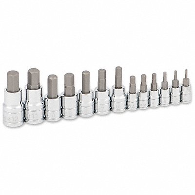 Hex Bit Socket Set Metric 13 pcs.