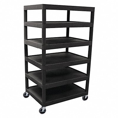 Utility Cart Six Flat Shelf