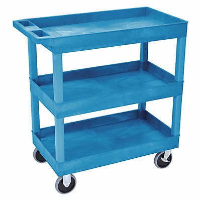 High Capacity (3) Tub Shelves Cart