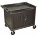 Tub Top Shelf Utility Cart with Cabinet