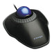 TRACKBALL,W/SCROLL RNG,BK