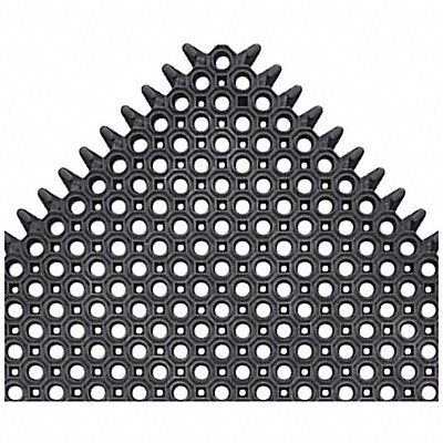 Entrance Mat Black Interlocking Edges