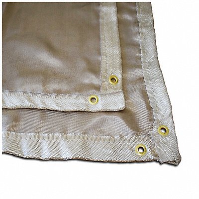 Welding Blanket 6 ft W 6 ft L Tan