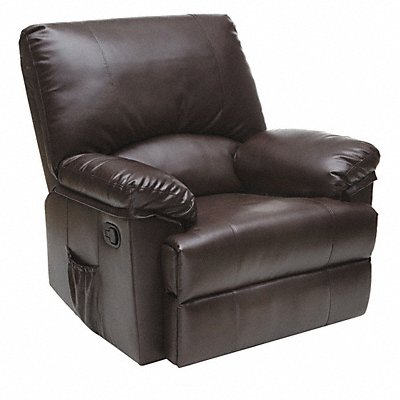 Rocker Recliner Heat and Massage Brown