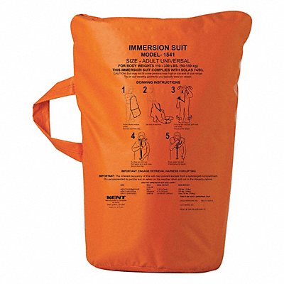 Immersion Suit Uscg Bag Orange-59ME29