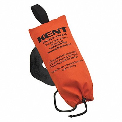 Ring Buoy Line Bag with 100ft. Rope