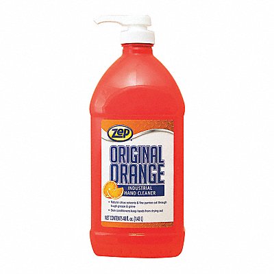 Orange Heavy-Duty Hand Cleaner 48 oz PK6