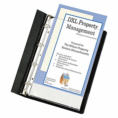 Page Protector Poly Legal 7-Hole PK50