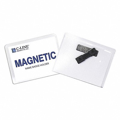 Magnetic Style Name Badge Kit 4x3 PK20