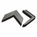 L-Bracket Berm Black 50 ft L