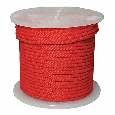 Braided Rope Spool Red 3/8 in x 500 ft.