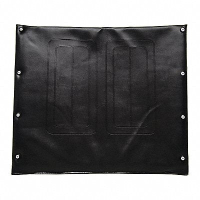 Vinyl Back Upholstery 20 W 8 Hole Black