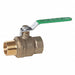 Brass Ball Valve Lead-Free 1 MPT X FPT