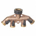 Hose Multi Splitter Brass Garden 3/4 GHT