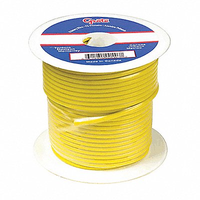 Primary Wire 14 Gauge Yellow 100ft.Spool