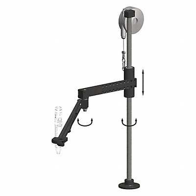 Torque Arm 21 1/2 Vertical Travel