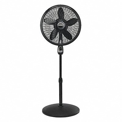 Pedestal Fan w/Remote 18 Black