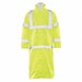 Long Rain Coat Class 3 Hi-Viz Lime 2XL