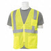 Safety Vest Zippered Hi-Viz Lime 2XL