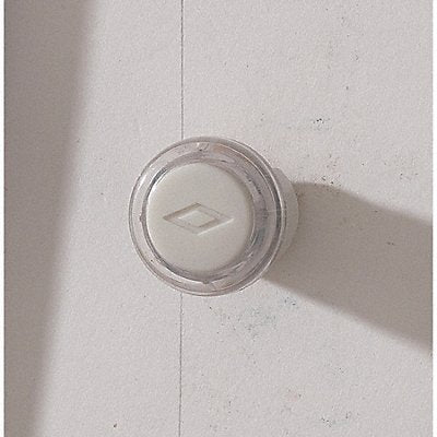 Pushbutton Clear White Cap Lighted