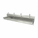 Wall Mount Wash Stations with Faucets