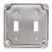 Electrical Box Cover Toggle Switch 2Gang