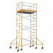 Scaffold Tower 22 ft H Steel/Alum/Wood