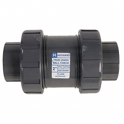 True Union Check Valve PVC 2-1/2 FNPT